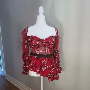 Gorgeous blouse by Self portrait size 10